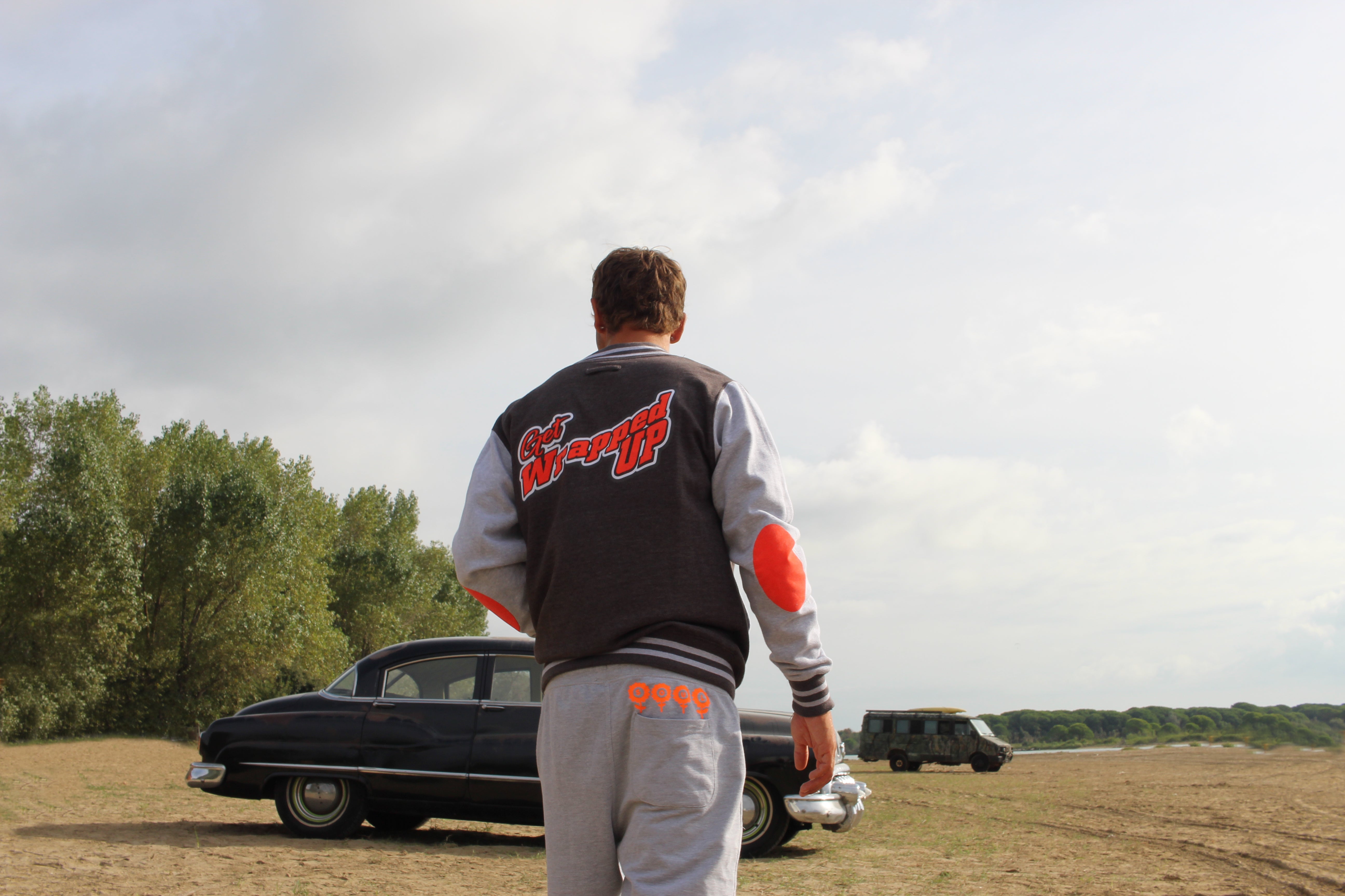 Giubbotto Bomber in stile college da Uomo - Get Wrapped - Varsity Jacket