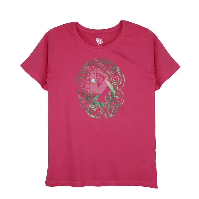 T-shirt a Manica Corta da Donna in Cotone - Lost Flower